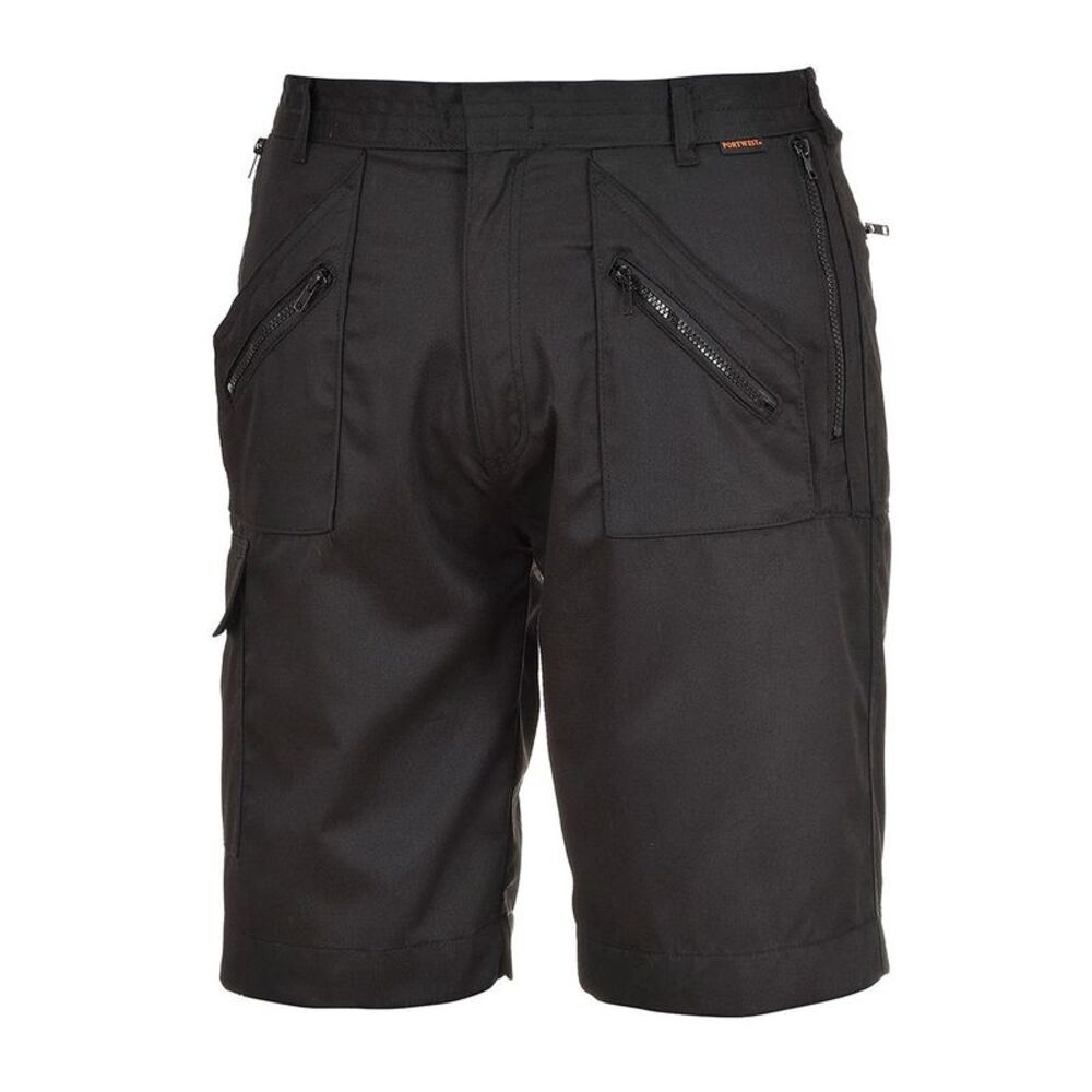Portwest Mens Action Shorts / Black
